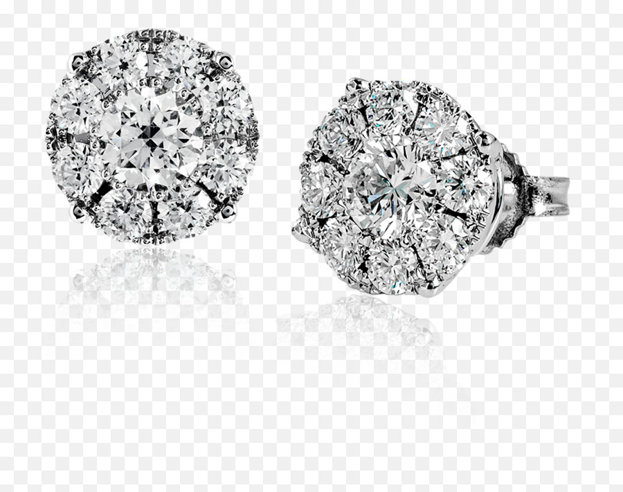 Diamond Earrings Png Image - Diamond Earrings Transparent Background,Diamond Earring Png