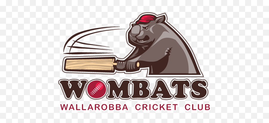 Wallarobba Wombats - Wombat Playing Cricket Cartoon Png,Wombat Icon