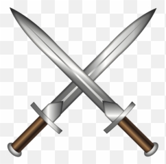 The Best 17 Crossed Swords Emoji Transparent - png