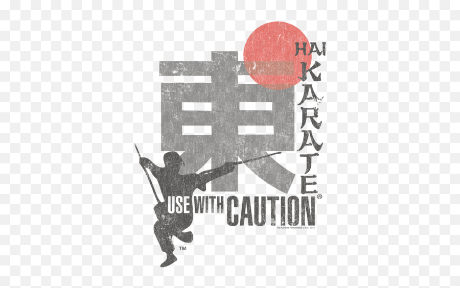 Menu0027s Clothing Hai Karate Chop Logo Use With Caution - Hai Karate Png,Icon Shorty Jacket