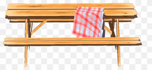 Picnic Table Animal Crossing - Animal Crossing Wiki Outdoor Bench Png,Picnic Set Icon Png