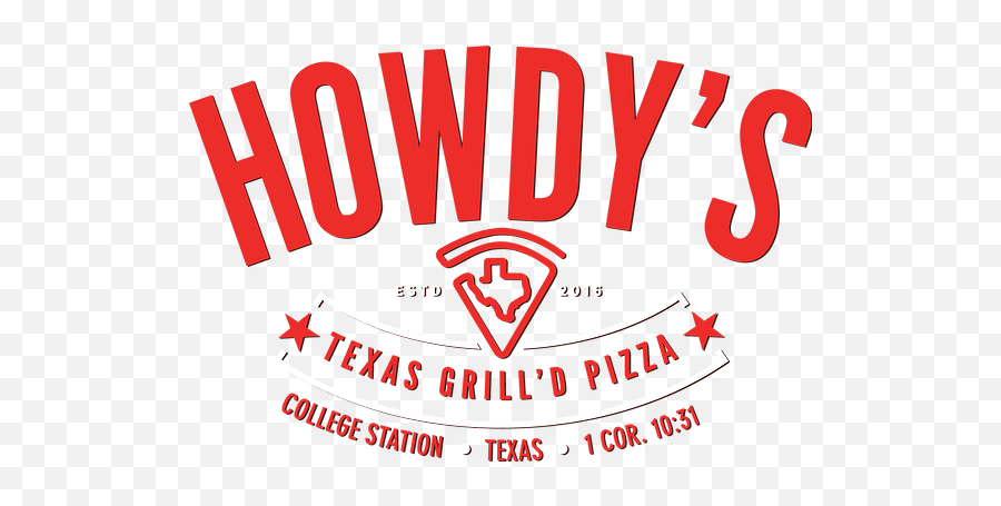 Pizza Howdyu0027s College Station Tx - Howdys Pizza Logo Png,Pizzas Png