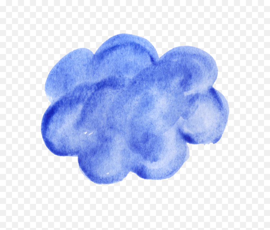 8 Blue Watercolor Clouds Png Transparent Onlygfxcom - Watercolor Painting,Clouds With Transparent Background