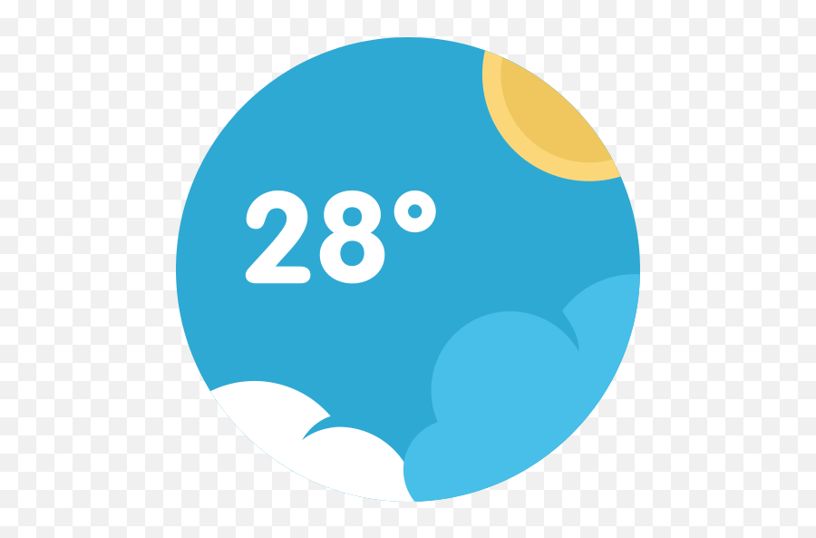 Temperature - Free Weather Icons Dot Png,Android Weather Icon