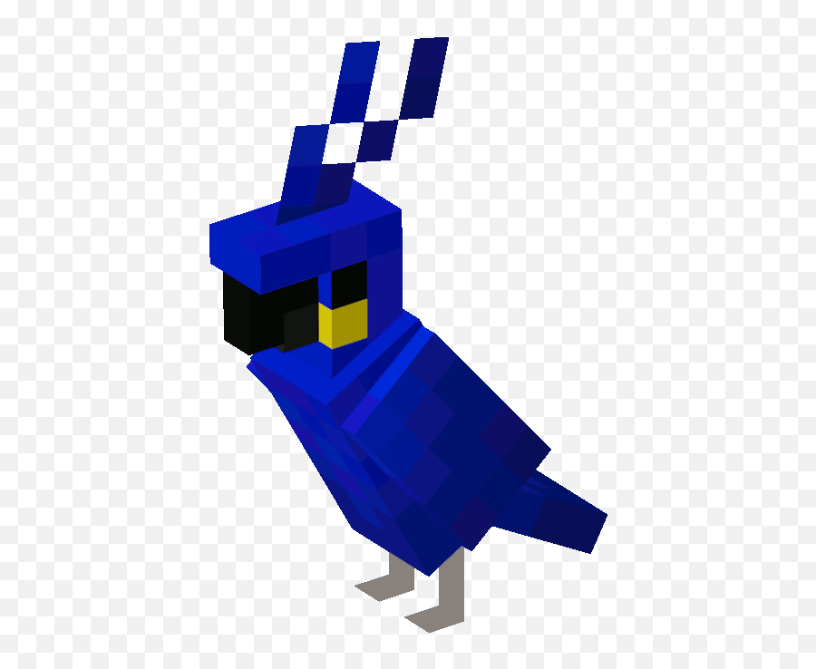 Download Hyacinth Macaw - Minecraft Parrot Blue Png Image Minecraft Dancing Parrot Gif,Parrot Transparent Background