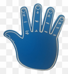 Giant High Five Foam Hand Transparent Png - Stickpng Foam High Five Hand,Foam Png