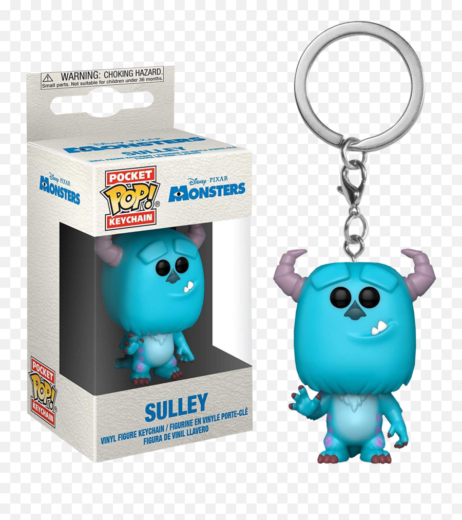 Monsters Inc - Sulley Pocket Pop Vinyl Keychain Png,Monster Inc Png