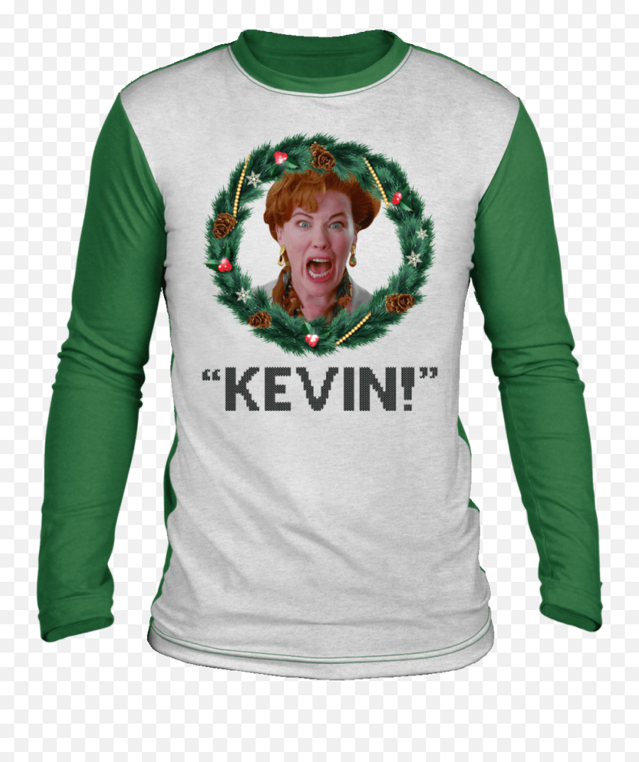 Ugly Christmas Sweater Long Sleeve - Grinch Ugly Christmas Sweater Png,Home Alone Png