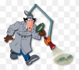 Inspector Gagdet Finding Footprints - Gadget Png