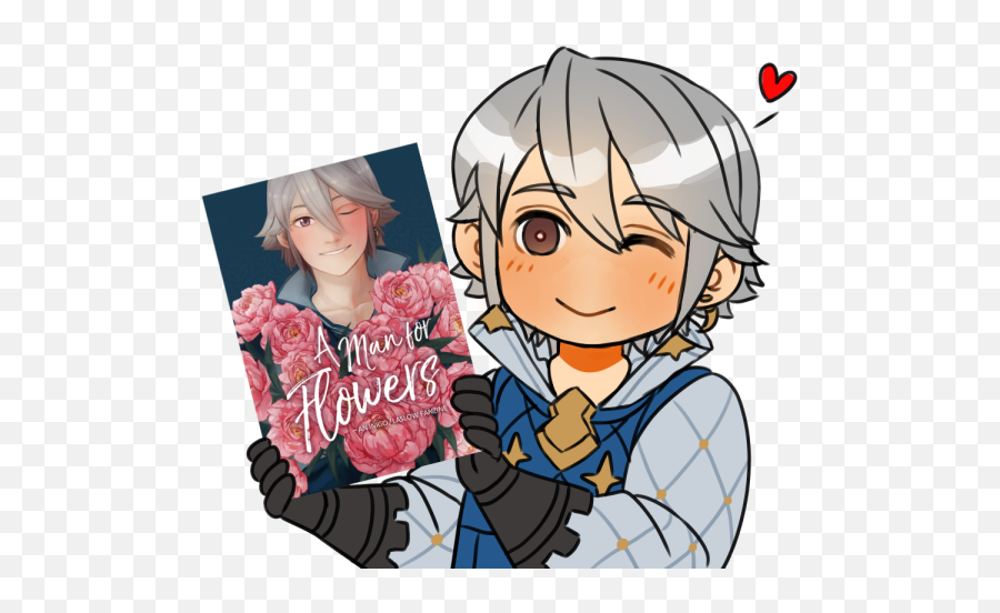 A Man For Flowers Inigozine Twitter - Fictional Character Png,Heart Icon Fire Emblem Fates Treehouse