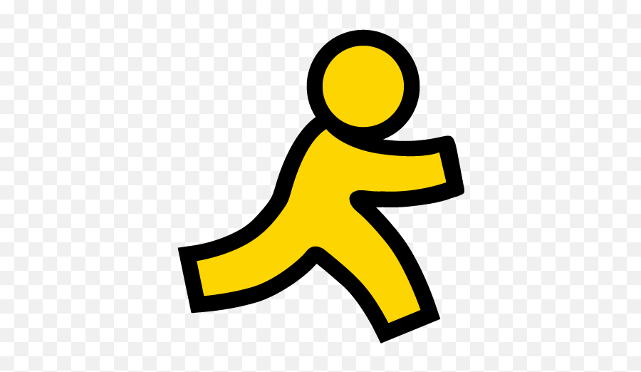 Aim Icon Png 364988 - Free Icons Library Aol Instant Messenger Logo,Wii Buddy Icon