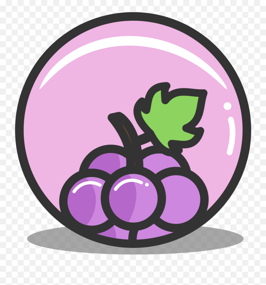 Button Grape Icon - Grape Icon Png,Splash Emoji Png