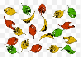 Falling Leaves - Clip Art png