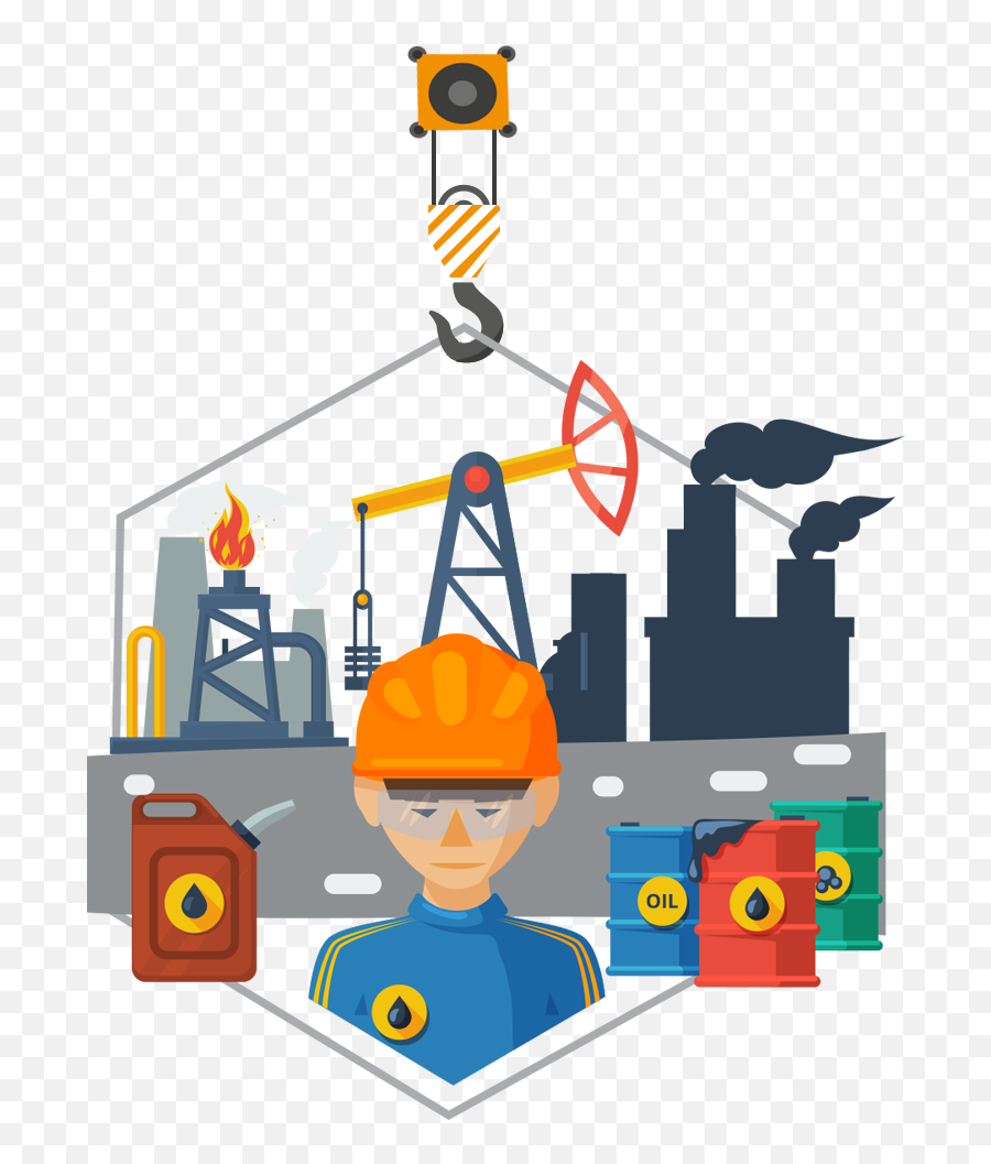 Maintenance Production - Oil Refinery Clipart Png Cartoon Oil And Gas Industry,Maintenance Png