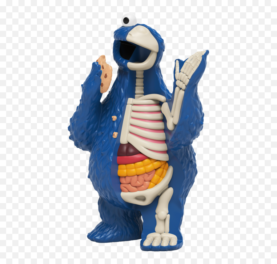 Cookie Monster - Mighty Jaxx Xxray Cookie Monster Png,Cookie Monster Png