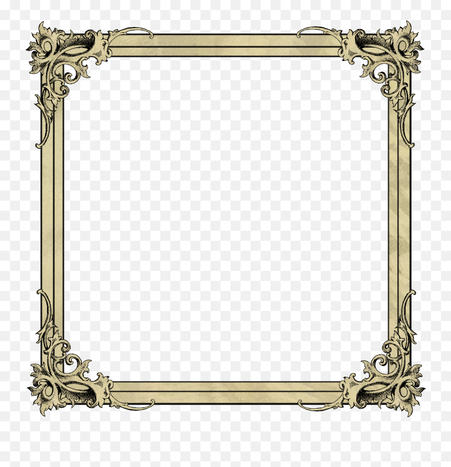 Empty Frame Png Format Hd - Transparent Picture Frame Empty,Bamboo Frame Png