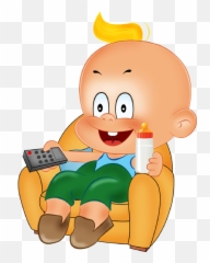 Funny Baby Boy Playing Cartoon Clipart - Funny Baby Boy Clipart Png,Cartoon Baby Png