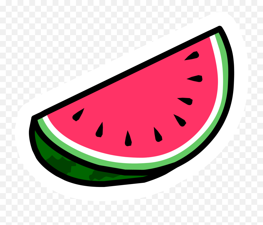 Watermelon - Png Cartoon Watermelon Transparent Background Pins De Club Penguin,Watermelon Slice Png