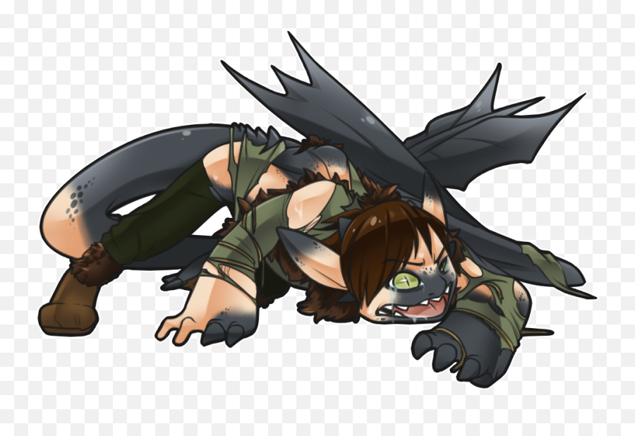 Banned From Galar - Hiccup Turning Into A Night Fury Png,Toothless Png