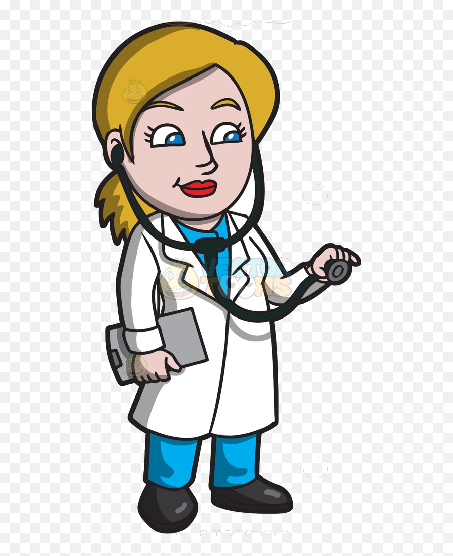 Animated Clipart Doctor - Doctor With Stethoscope Clipart Png,Doctor  Clipart Png - free transparent png images 