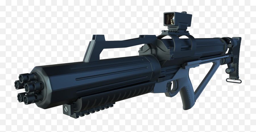 Pulse Rifle Calico Minigun 3d Models - Assault Rifle Png,Minigun Png