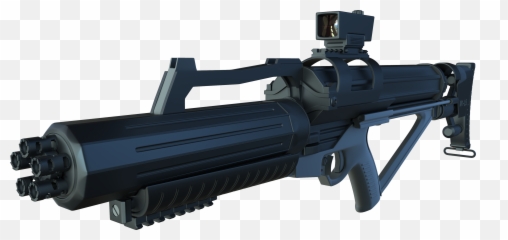 Pulse Rifle Calico Minigun 3d Models - Assault Rifle Png,Minigun Png