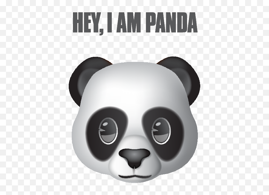 Emoji U2013 The Official Brand Hey I Am Panda - Panda Gifs Emoji Png,Panda Emoji Png
