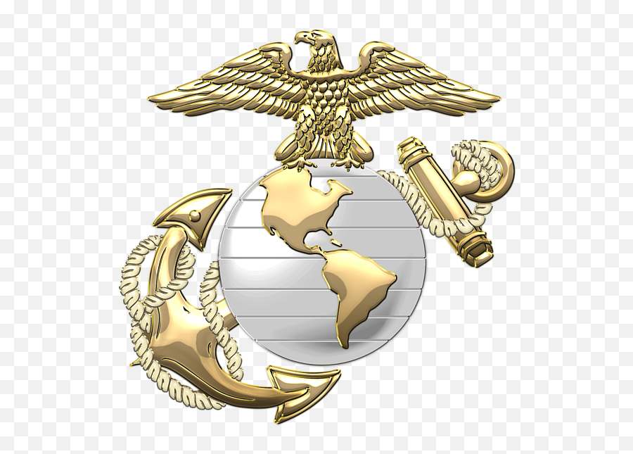 U S Marine Corps Clip Freeuse Library - Transparent Eagle Eagle Globe And Anchor Transparent Background Png,Marine Corps Logo Vector