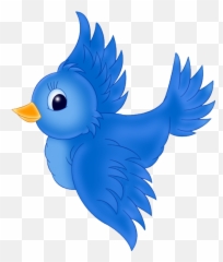 Blue Bird Clipart Png 1 Image