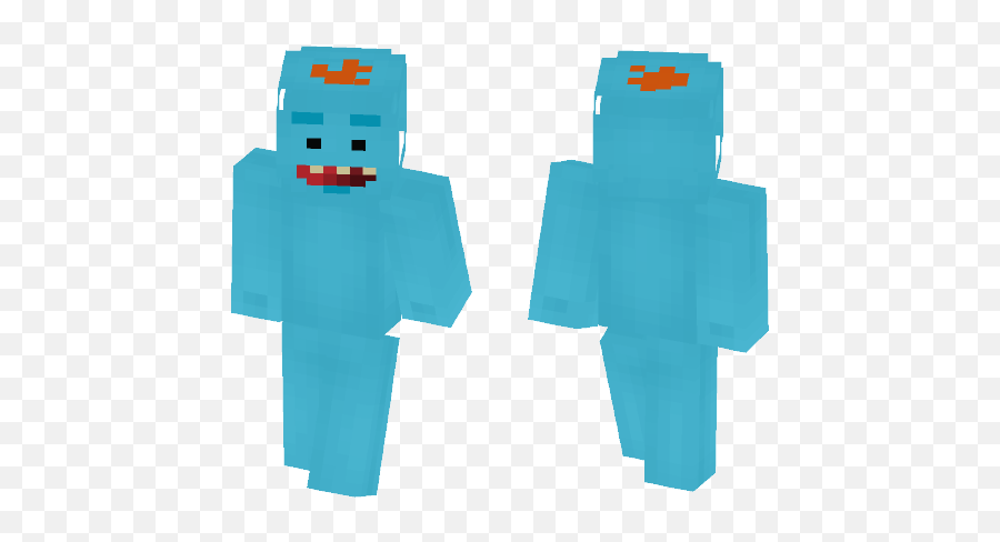 Mr Meeseeks Minecraft Skin - Mr Meeseeks Minecraft Skin Png,Mr Meeseeks Png