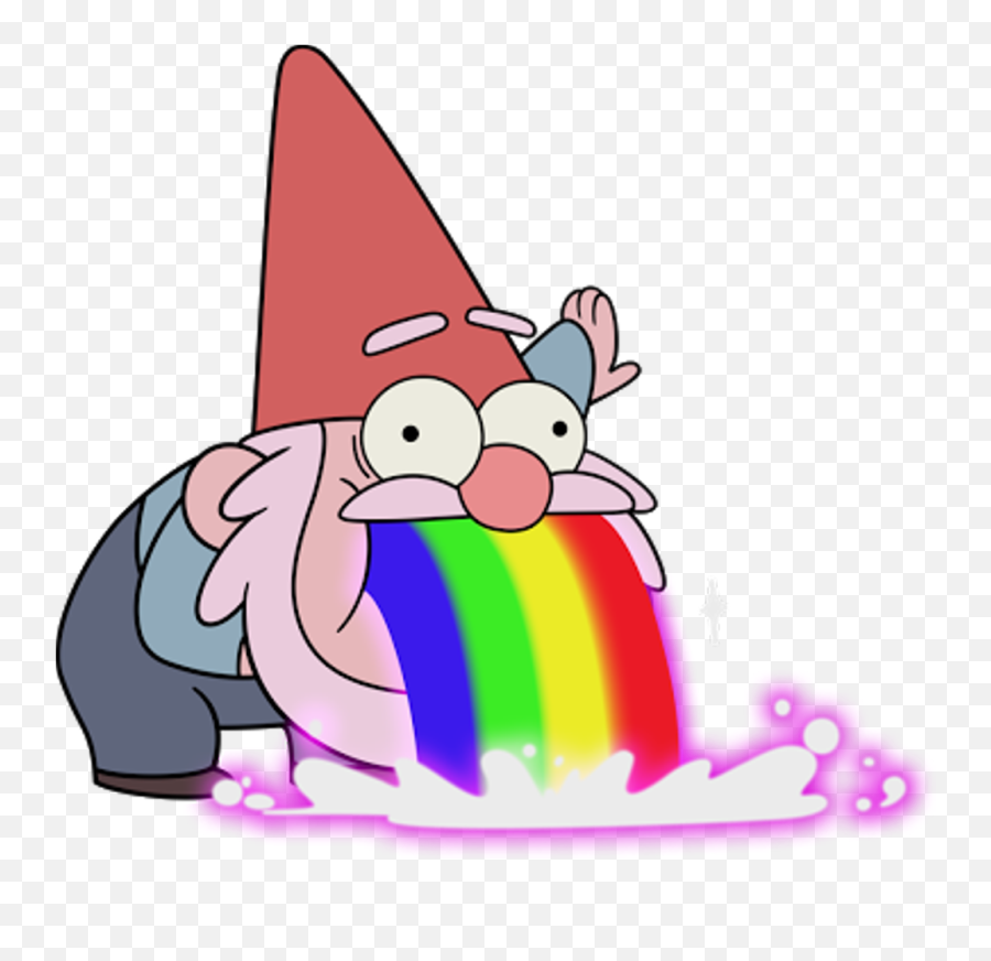 Gravity Falls Gnome Png Clipart - Gravity Falls Puking Gnome,Gnome Transparent