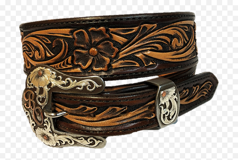 Custom Floral Belt - Belt Png,Belt Buckle Png