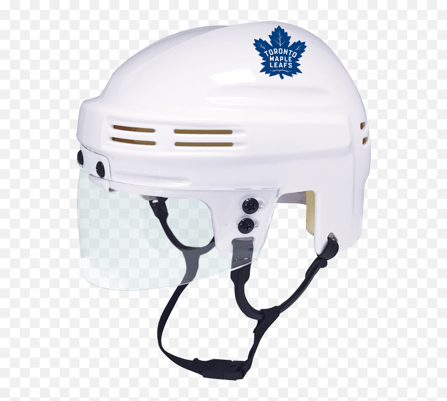 White Mini Helmet With Toronto Maple - Toronto Maple Leafs Helmet Png,Toronto Maple Leafs Logo Png