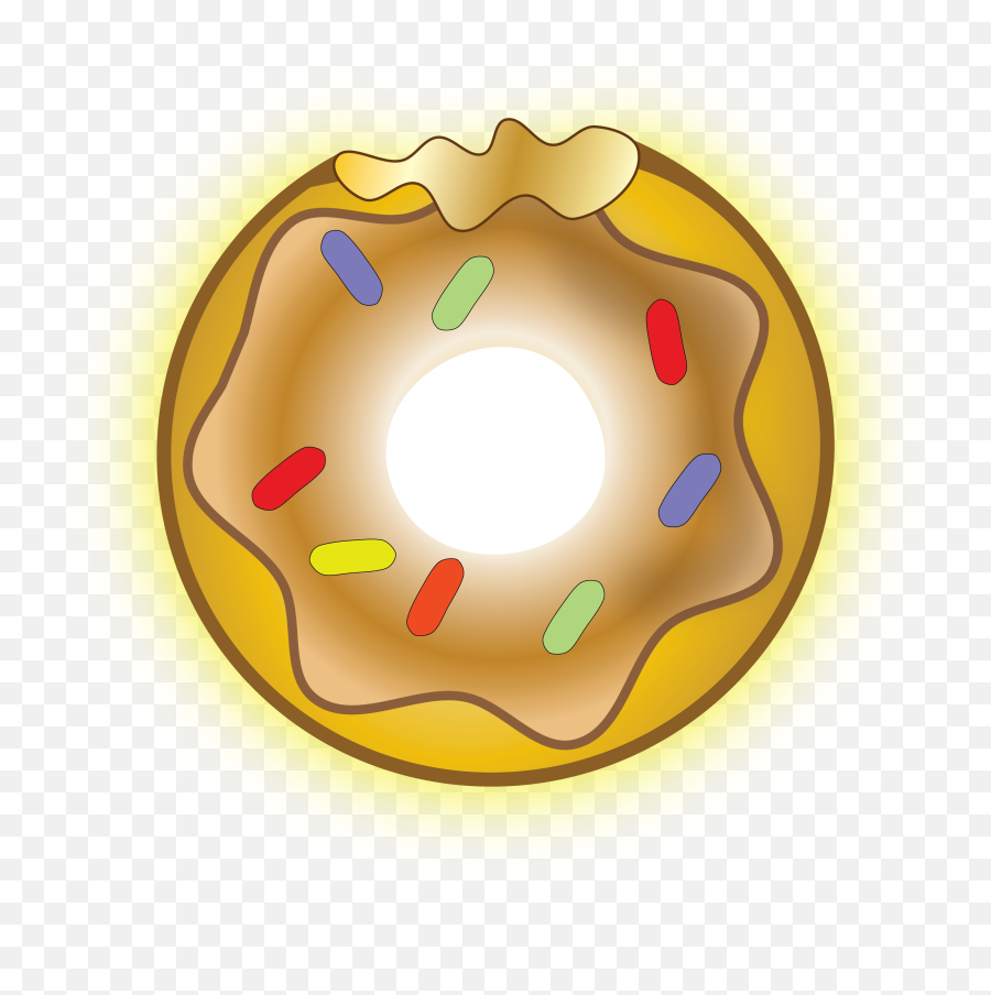 The Gold Donut - Golden Donut Cartoon Png,Donut Png