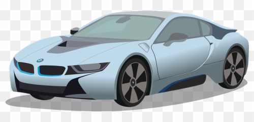 Bmw I8 Clipart - Supercar Png,Bmw I8 Png