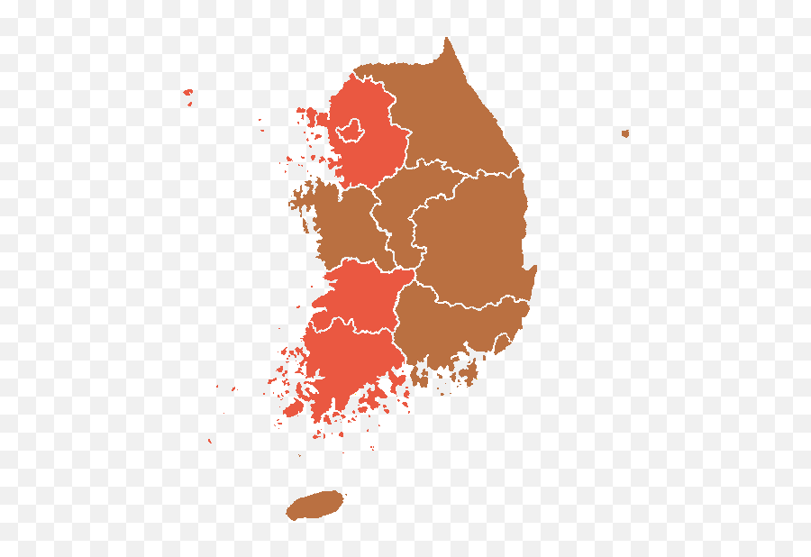 1971 South Korean Elections Result - Transparent South Korea Map Png,South Korea Png