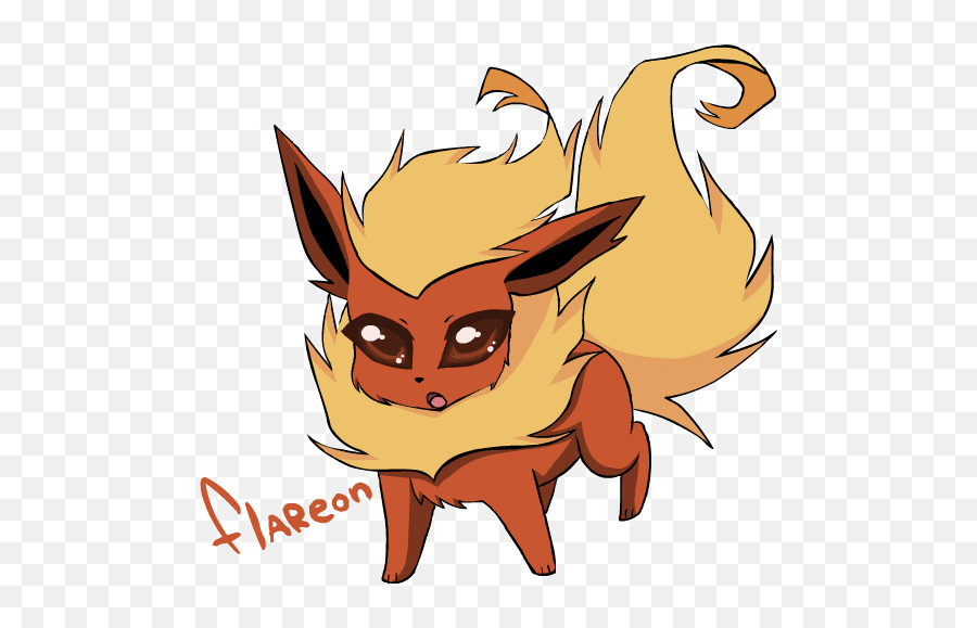 Download Eevee Evolutions Clan Images - Cartoon Png,Flareon Png