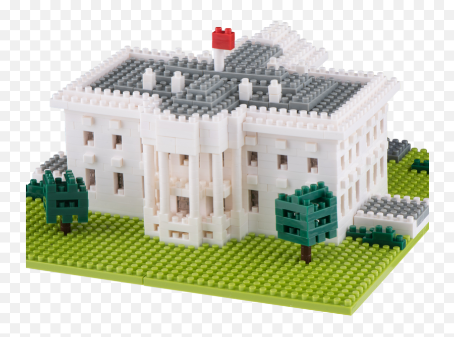 White House Nanoblocks - House Png,White House Transparent Background