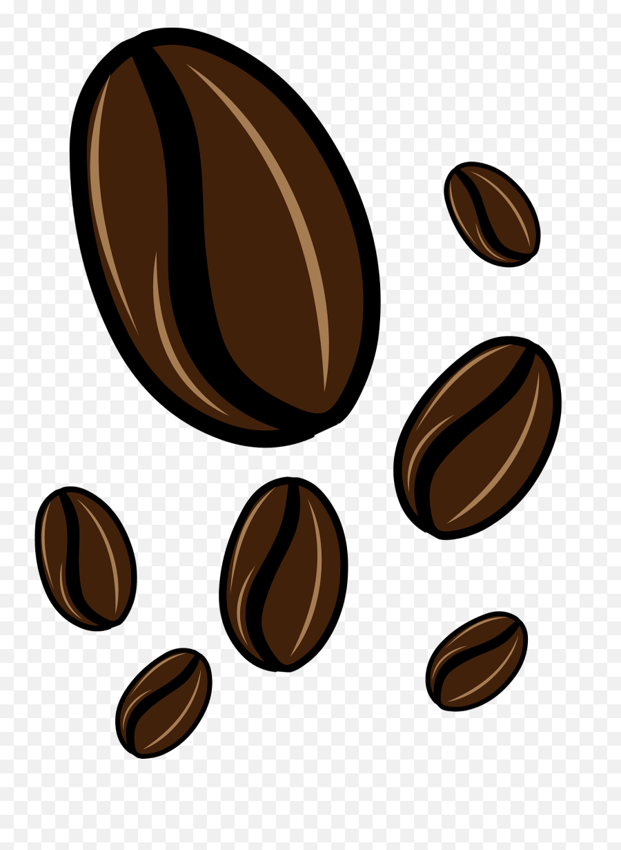 Coffee Beans Clipart - Coffee Seed Clipart Png,Coffee Bean Png