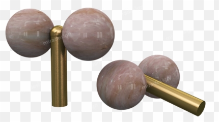 Sphere Pink Quartz Knob - Mallet Png,Knob Png