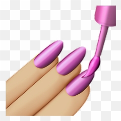 Emoji Nails Emoticon Iphone Iphoneemoji - png