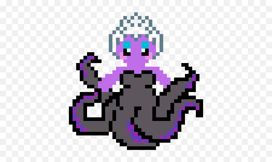 Minecraft Ursula Transparent Png - Disney Villains Perler Beads Patterns,Ursula Png