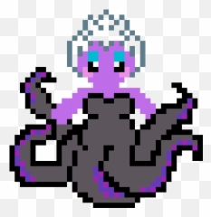 Minecraft Ursula Transparent Png - Disney Villains Perler Beads Patterns,Ursula Png