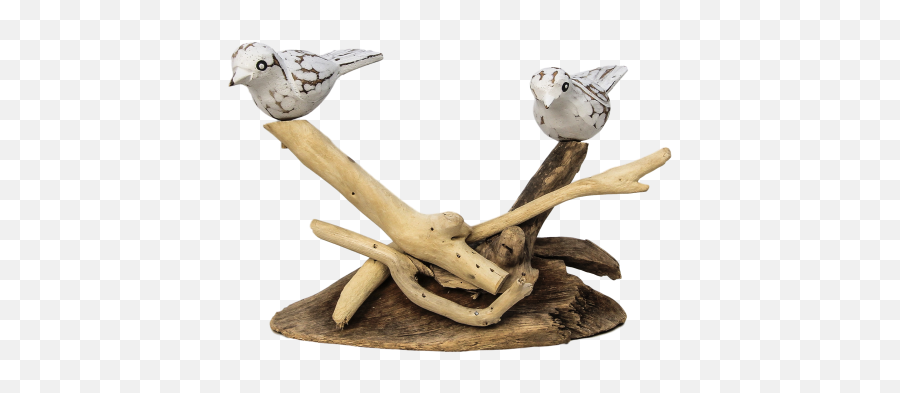 Bird Figurine - Driftwood Varied Colours Decoration Lawn Ornament Png,Driftwood Png