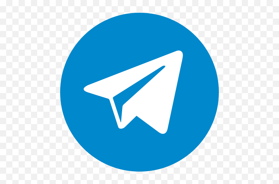 Circle Messenger Round Icon Telegram - Telegram Logo Png,Round Png