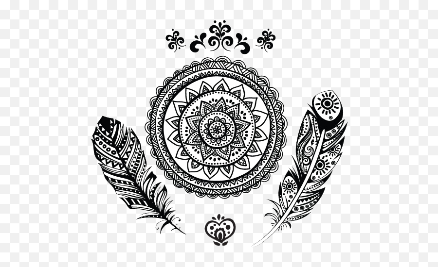 Mandala Tattoos Png Indian - Mandala Tattoo Png Transparent,Indian Png