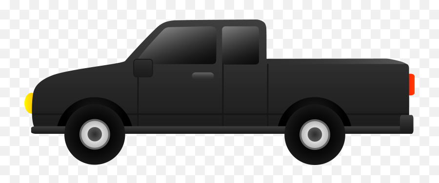 Black Pick Up Truck Clip Art - Black Truck Clip Art Png,Pick Up Truck Png