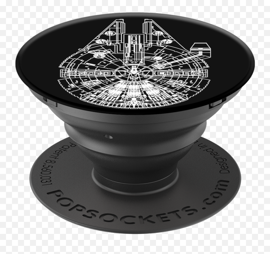 Aluminum Millennium Falcon - Popsocket Star Wars Png,Millennium Falcon Png