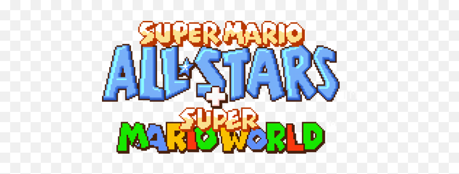 Super Mario World - Super Mario All Stars Super Mario World Logo Png,Super Mario World Logo