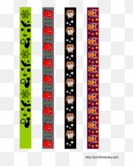 18 Free Printable Halloween Washi Tapes - Washi Tape De Halloween Png,Washi Tape Png